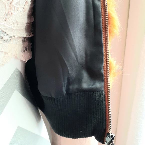 SHACI faux fur bomber jacket - Picture 5 of 10